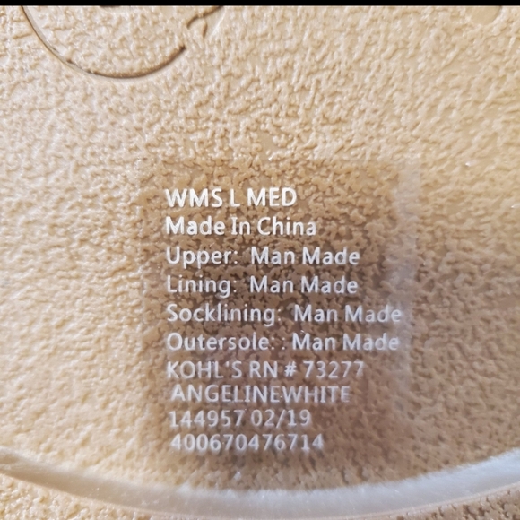 NWOT Sonoma Angelina White and Silver Strappy Sandals L 9/10 - Picture 3 of 3